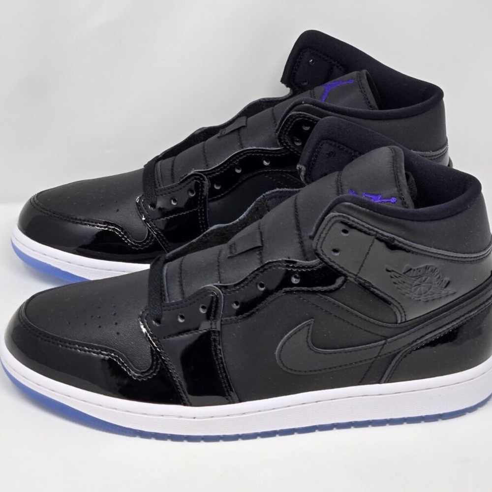 Nike Air Jordan 1 Mid SE Men Concord Space Jam Black White